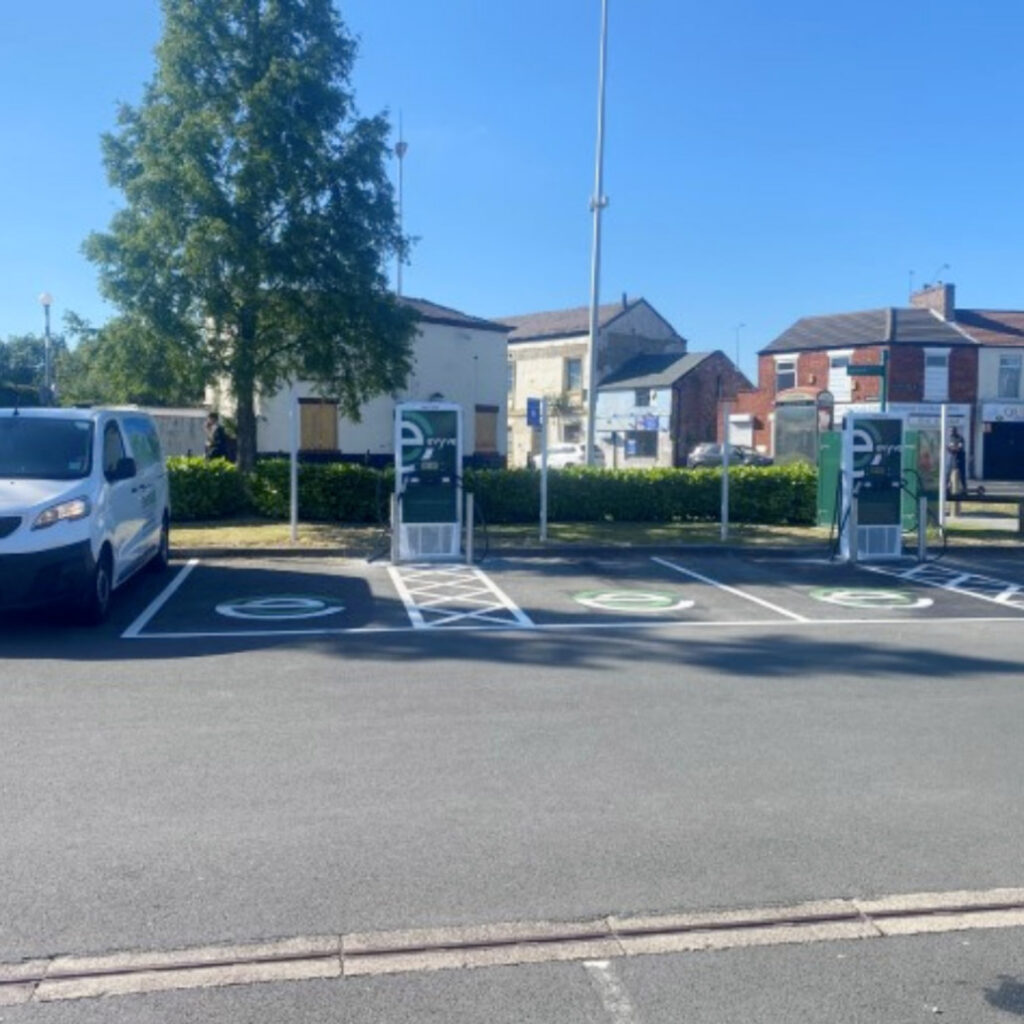 photo of ev charging pints