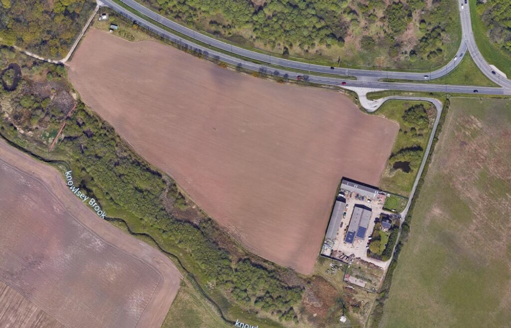 Arial View Larkins Farm