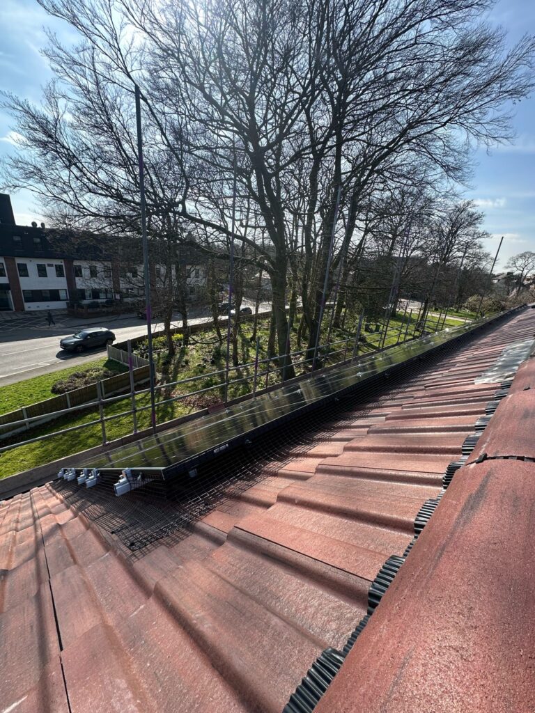 Solar panel installation by Solarcrown Commercial in Manchester