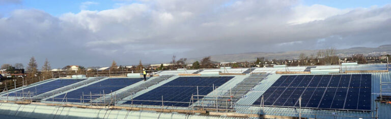 commercial solar panel installation