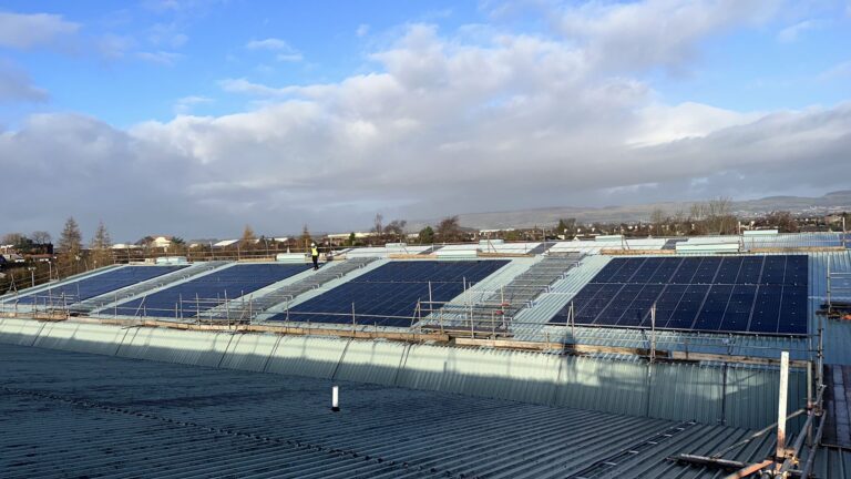 commercial solar panel installation