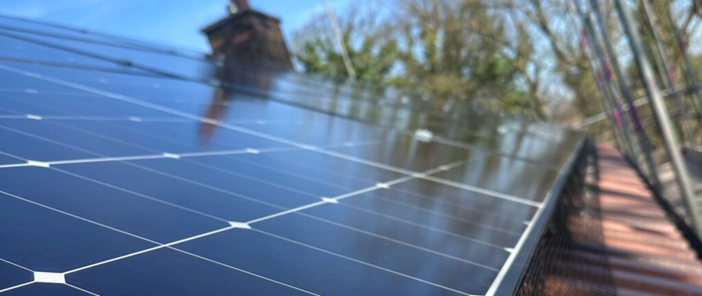 social housing solar panels